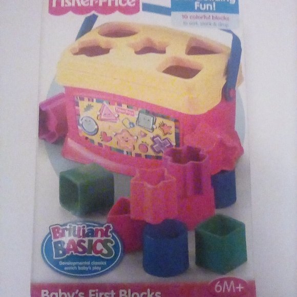 Fisher-Price Other - Fisher-Price Brilliant Basics Baby's First Blocks Shapes Colors for Preschool